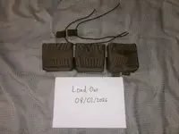 Warrior Single 7.62 x 51mm Open Short Magazine Pouch Ranger Green x3 Bulk Bundle Joblot