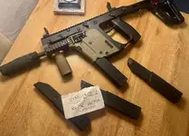 Krytac Vector V2 UPGRADED WITH CASE