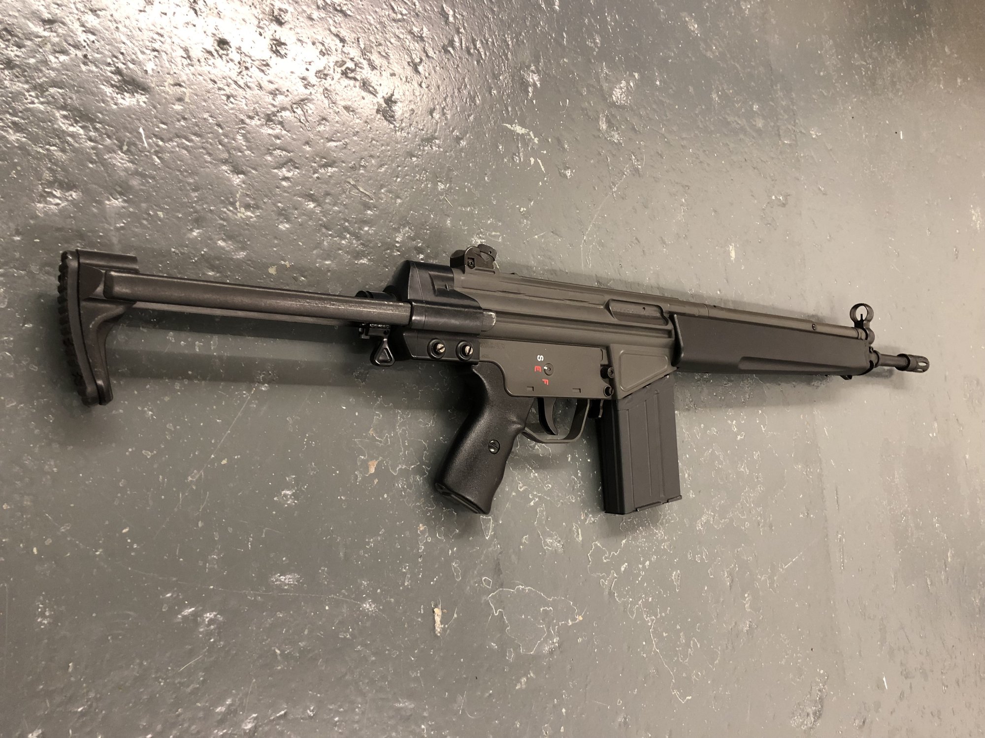 Rare Tokyo Marui G3A4 Sliding Stock with 8 Mags and Original Box ...