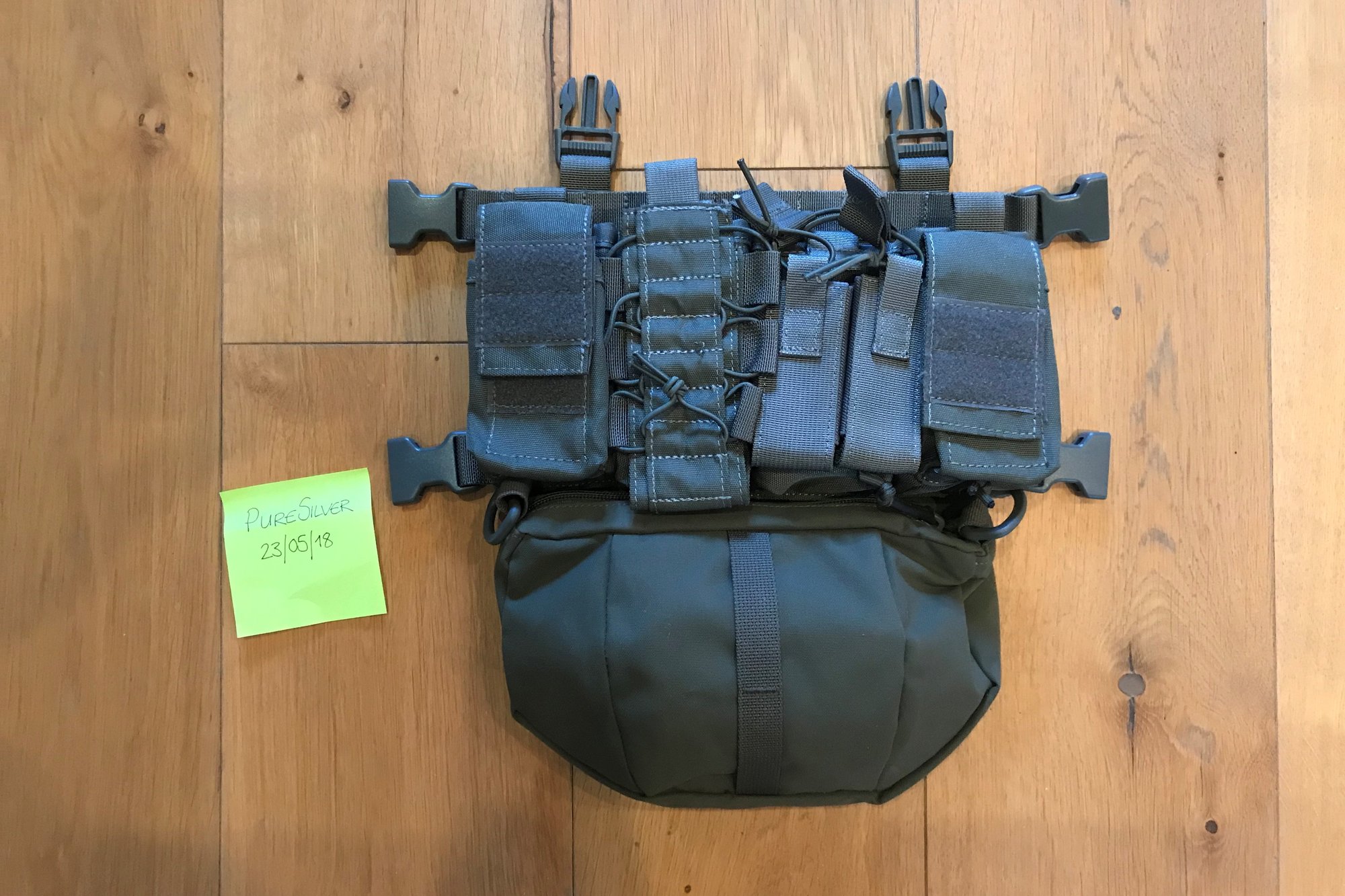 Clone Haley Strategic D3CR Chest Rig, Ranger Green with Dangler Pouch ...