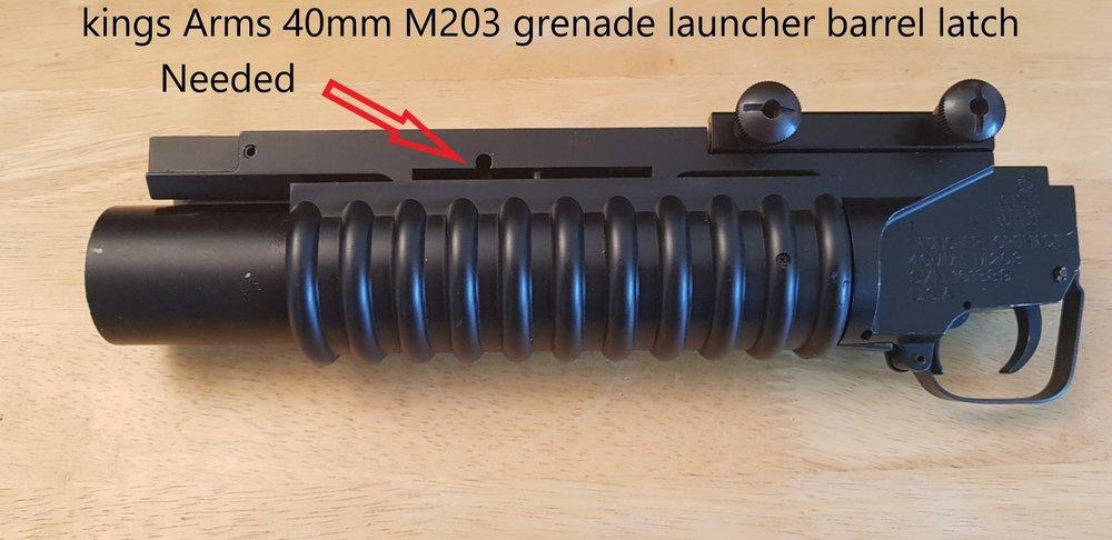 kings Arms 40mm M203 grenade launcher barrel latch.jpg