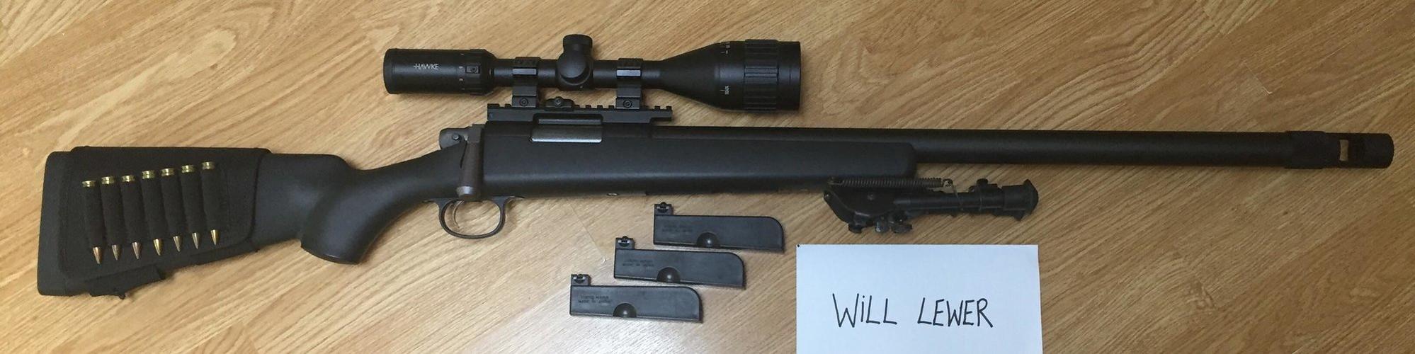 Upgraded Tokyo Marui VSR-10 Sniper Rifle with Extras