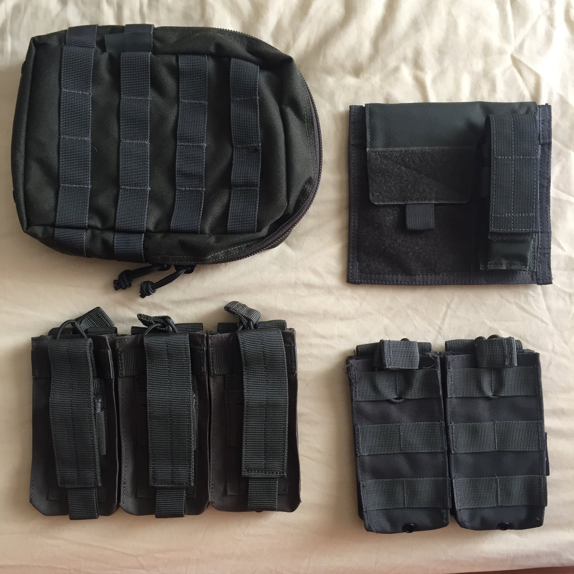 Various Olive Drab Pouches