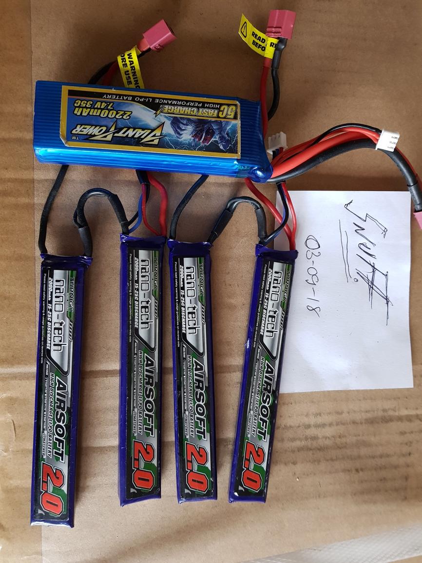 7.4 lipo batteries Parts Airsoft Forums UK