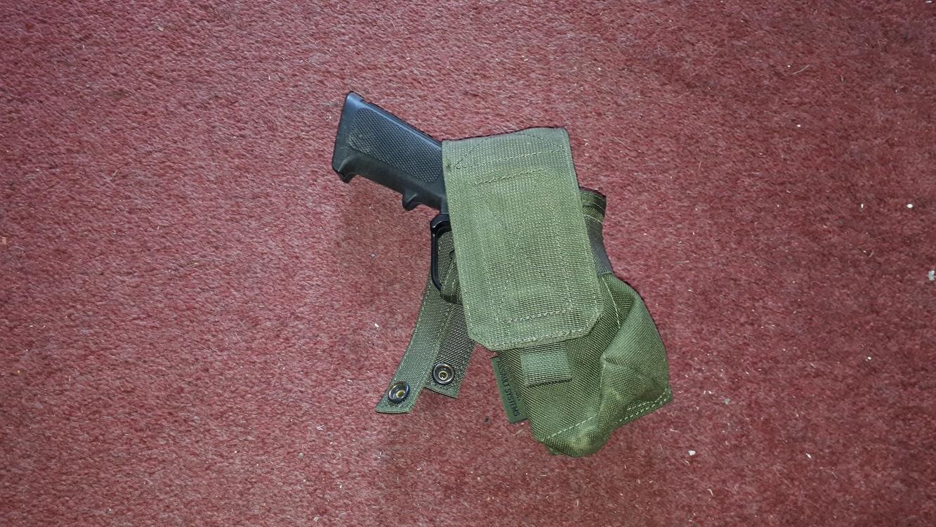 Moscart pistol and holster/pouch