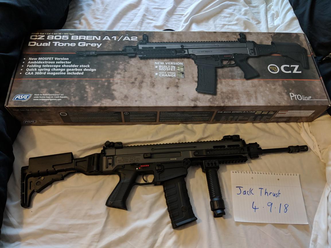 ASG CZ 805 BREN A1 Dual Tone - Electric Rifles - Airsoft Forums UK