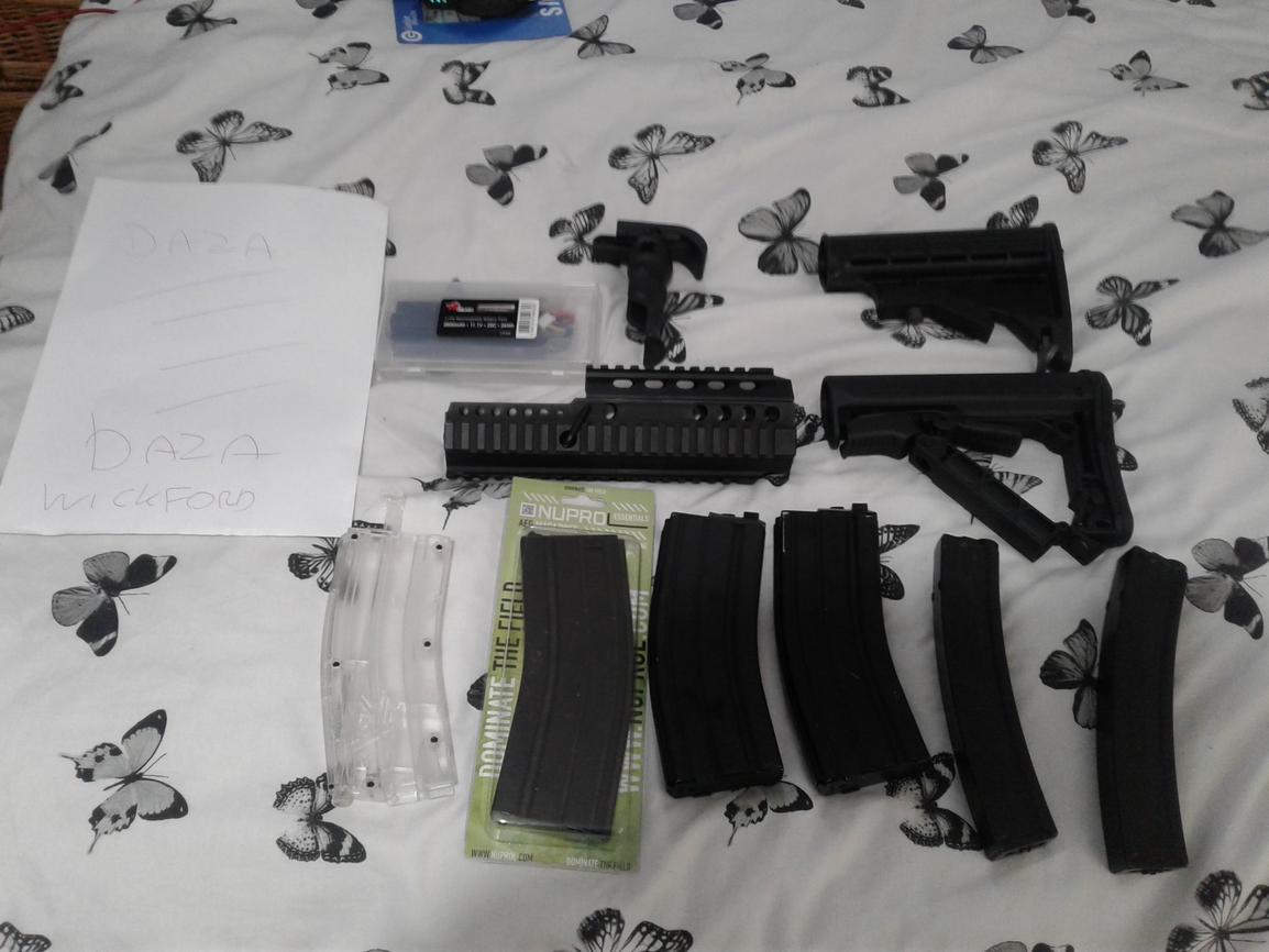 Airsoft items dd l85.we gbb mag.stocks - Parts - Airsoft Forums UK