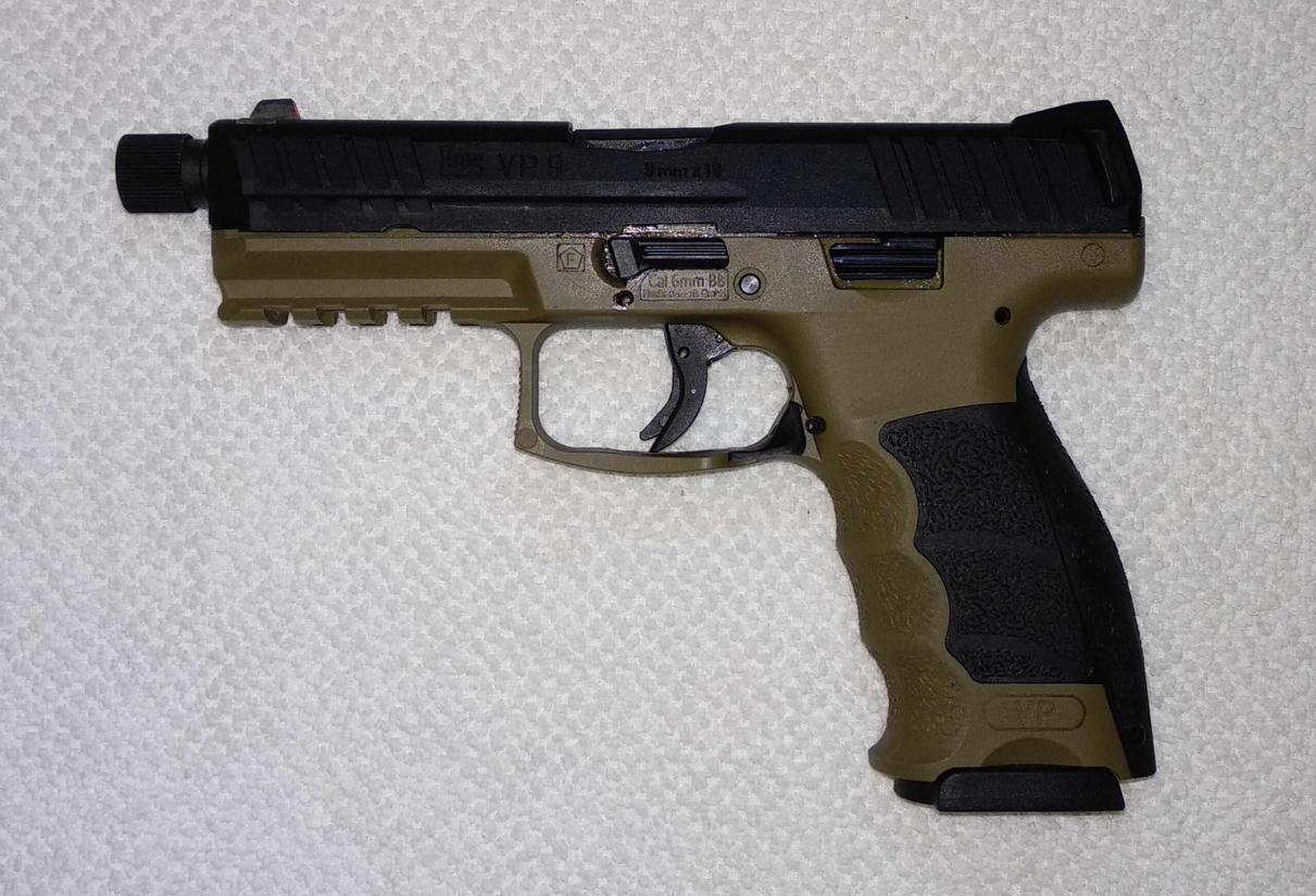 H&K VP9 Tactical/civil TAN/Black combo - Gas Pistols - Airsoft Forums UK