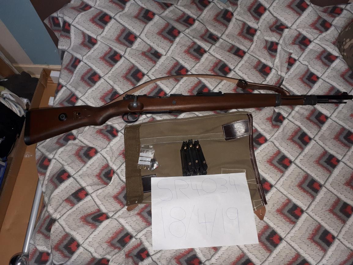 Tanaka Kar98 upgraded w/4mags - Gas Rifles - Airsoft Forums UK