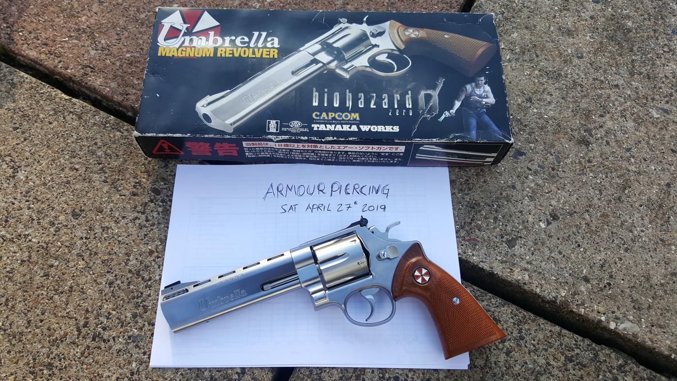 Tanaka Works Biohazard Umbrella Revolver - Gas Pistols - Airsoft 