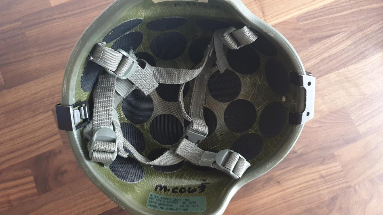 Genuine US 2007 Rev.2 ACH Olive Green Medium. - Gear - Airsoft Forums UK