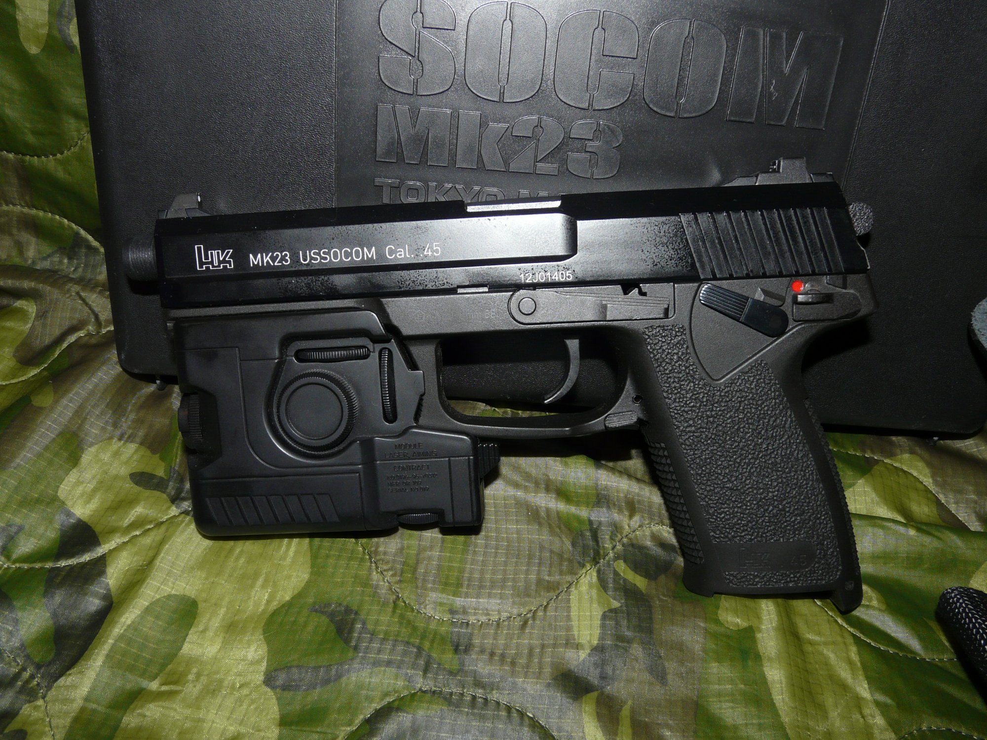 KWA/UMAREX H&K Mk23 GBB Pistol with TM LAM