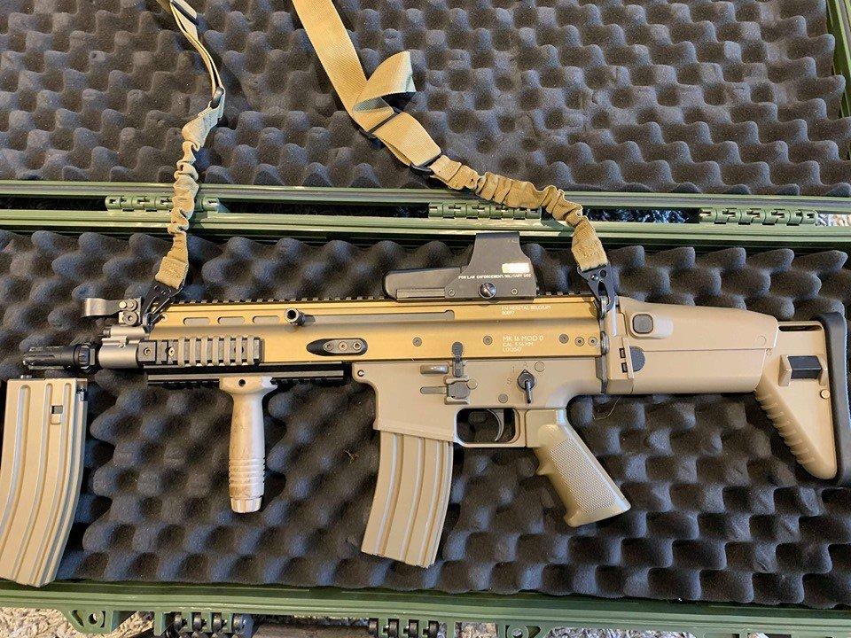 Tokyo Marui SCAR-L Dark Earth Recoil with mags & batteries - Electric ...