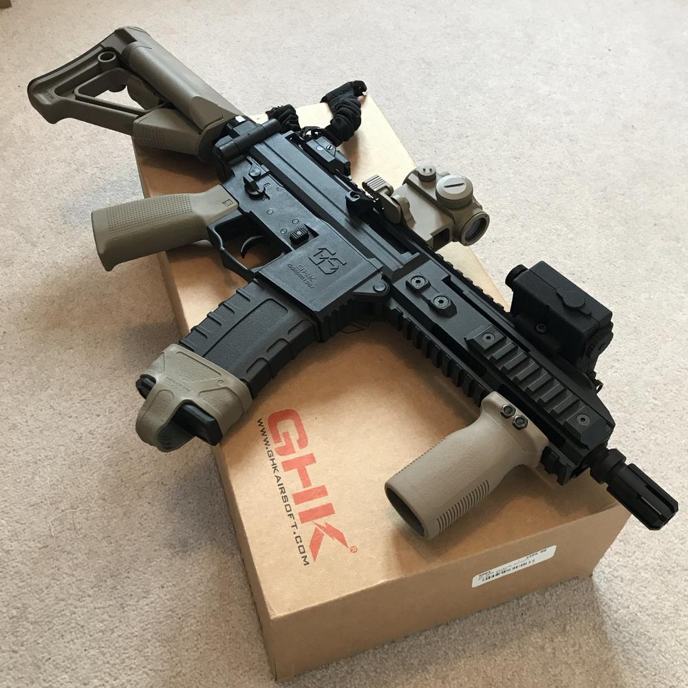 Ghk G5 Gbb M4 Stock Aimpoint 5 Mags Excellent Condition Gas Rifles Airsoft Forums Uk