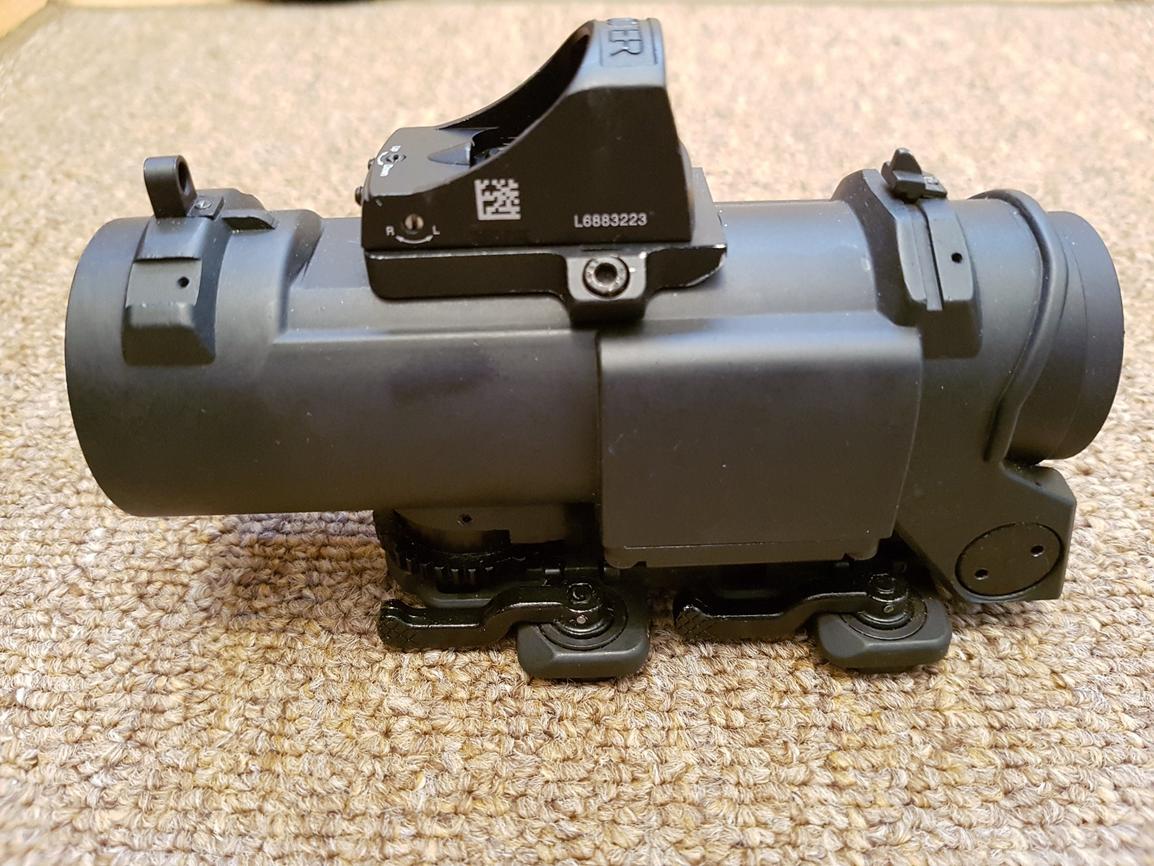 WE Airsoft 4x32 Elcan Spectre Sight Optic Red Dot - Gear - Airsoft ...