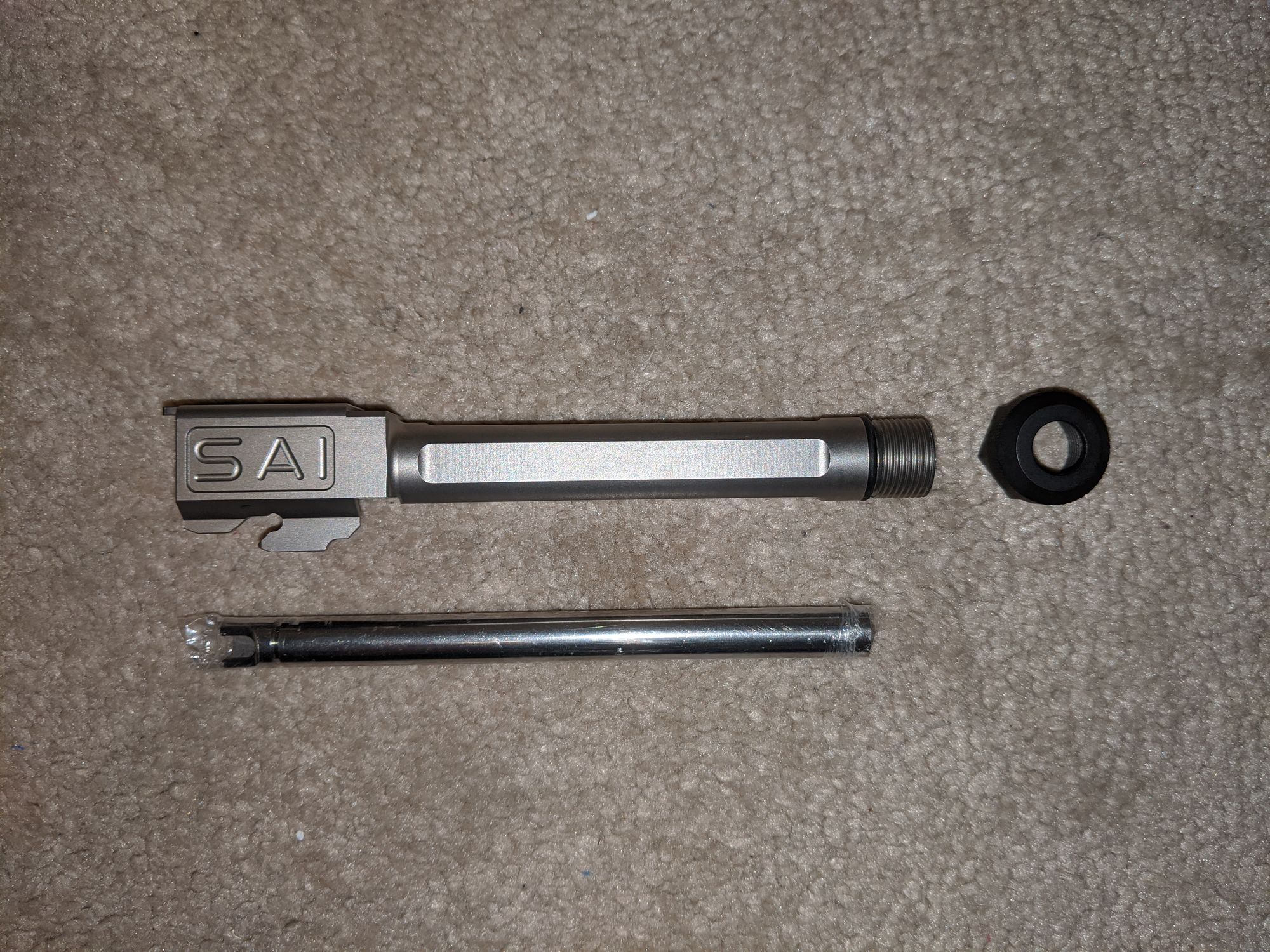 Guns Modify - SAI Steel threaded outer barrel for TM G17 - Silver ...