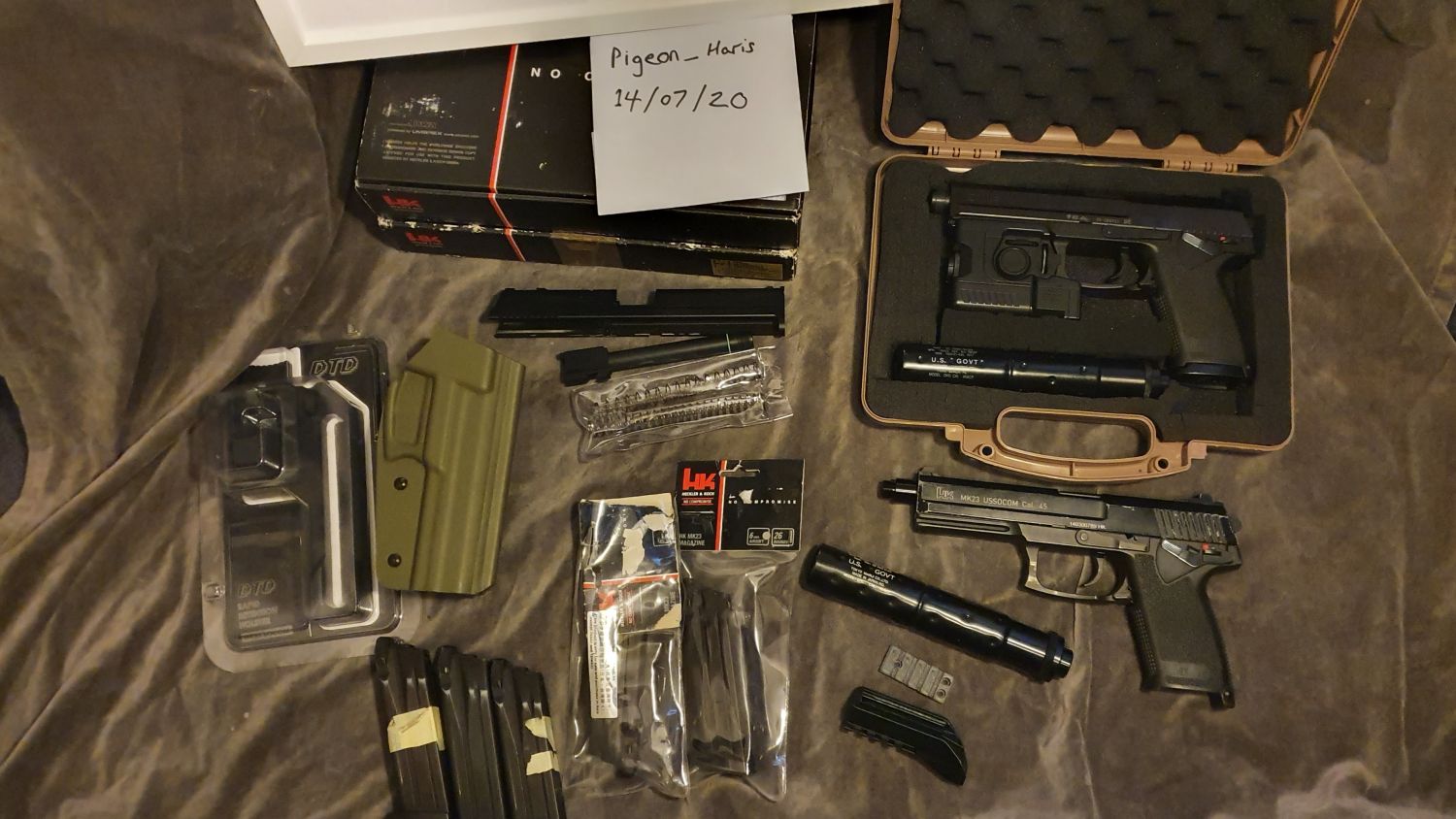 RA TECH KWA MK23 Collectors Package *MEGA RARE!* - Gas Pistols