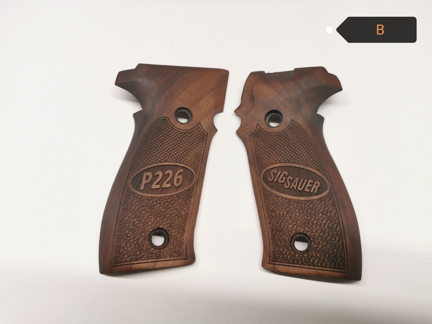 Custom Wood Sig P226 Grips - 5 Designs - Parts - Airsoft Forums UK