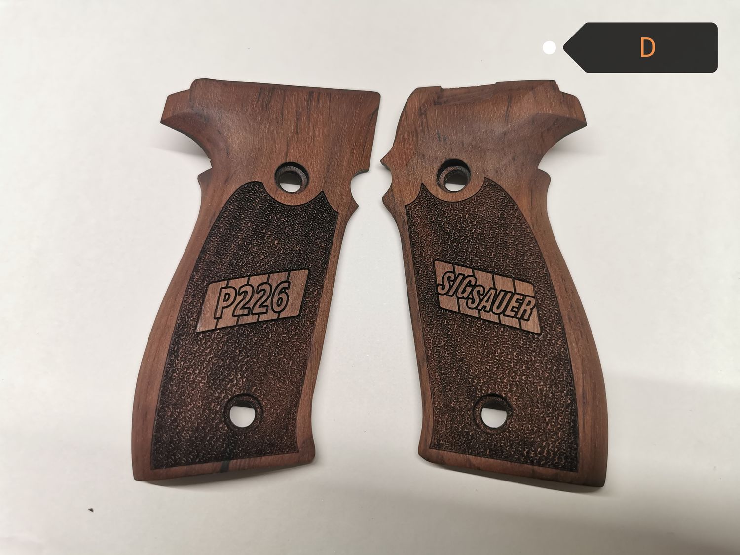 Custom Wood Sig P226 Grips - 5 Designs - Parts - Airsoft Forums UK