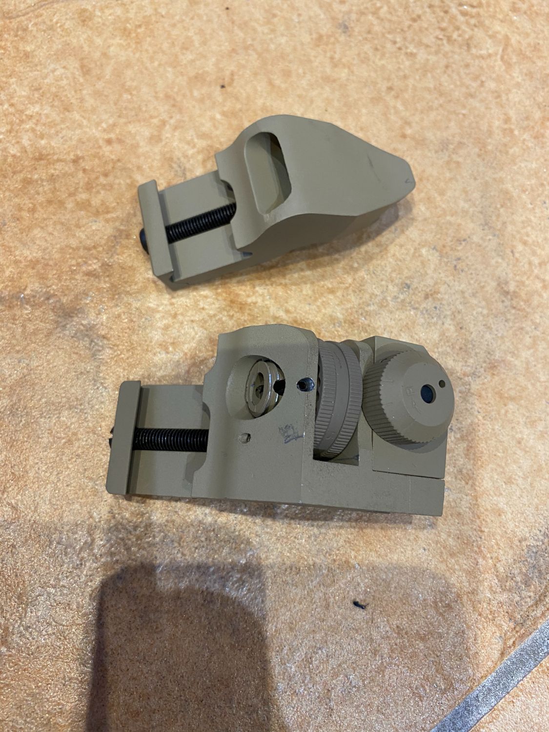 Dueck Defence Clones 45degree offset sights DE & Black - Parts ...