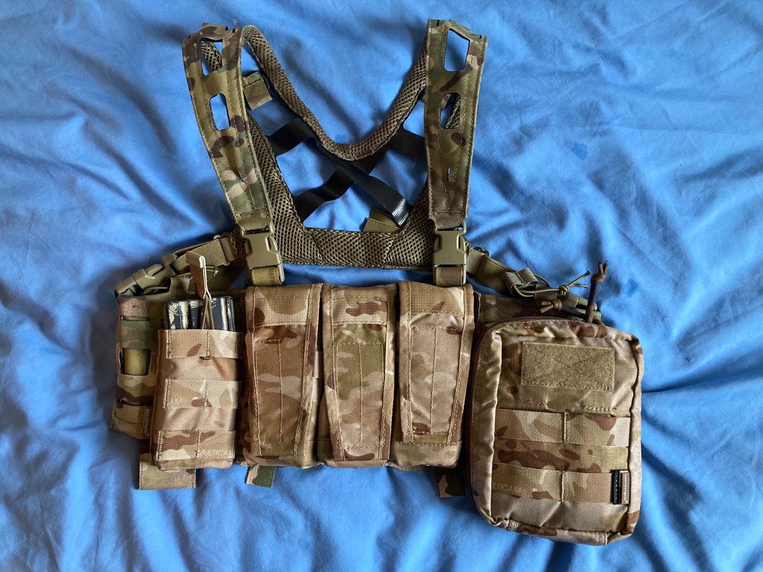 TMC Airlite Chest Rig Multicam, with MC-Arid Pouches - Gear - Airsoft ...