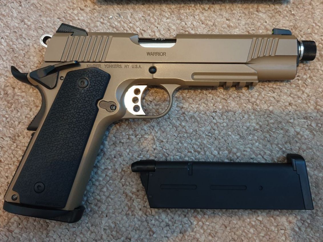 Marui 1911 with Army Armament metal Kimber Warrior body and 2x magazines. -  Gas Pistols - Airsoft Forums UK