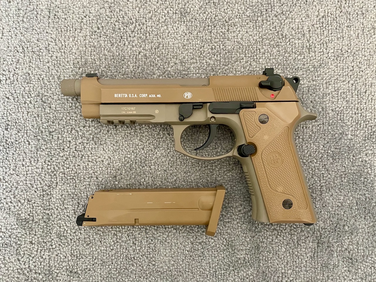 Umarex Flat Dark Earth M9a3 Beretta C02 Gbb - Gas Pistols - Airsoft 