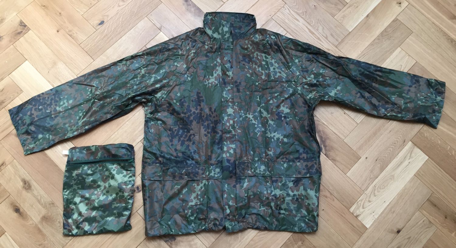 Flecktarn XL Waterproof Jacket - Gear - Airsoft Forums UK