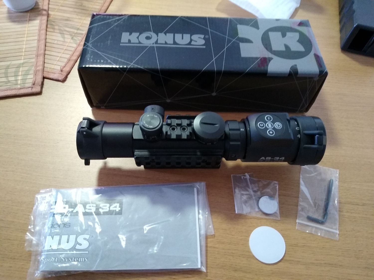 Konus Pro AS-34 2-6x28 Rifle Scope - Parts - Airsoft Forums UK