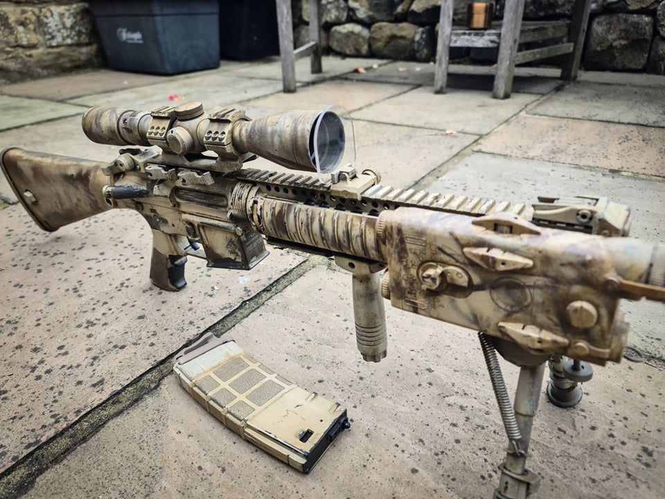 Upgraded Mk12 DMR Build : Specna Arms - Lone Survivor Style - Electric ...