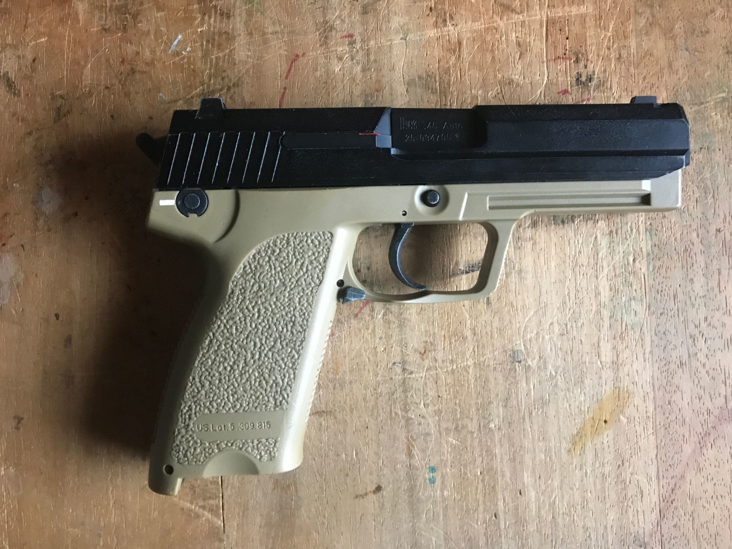 KSC USP .45 Tan Frame - Gas Pistols - Airsoft Forums UK