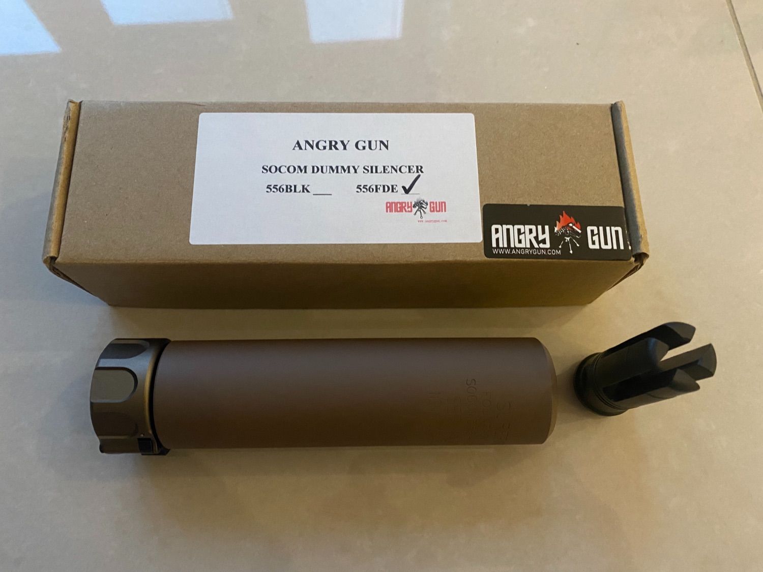 Angry Gun SOCOM 556 in FDE - Parts - Airsoft Forums UK