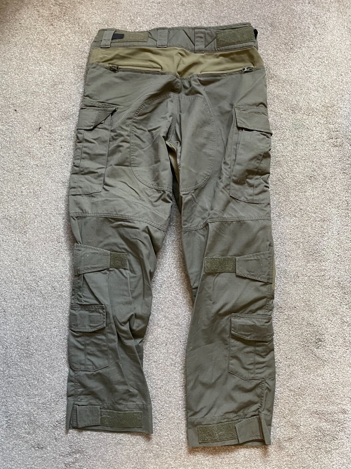 Crye Precision G3 combat trousers 34R ranger green with knee pads ...