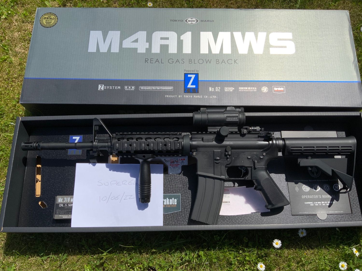 Tokyo Marui M4A1 MWS (Added accessory and 2 price options) - Gas