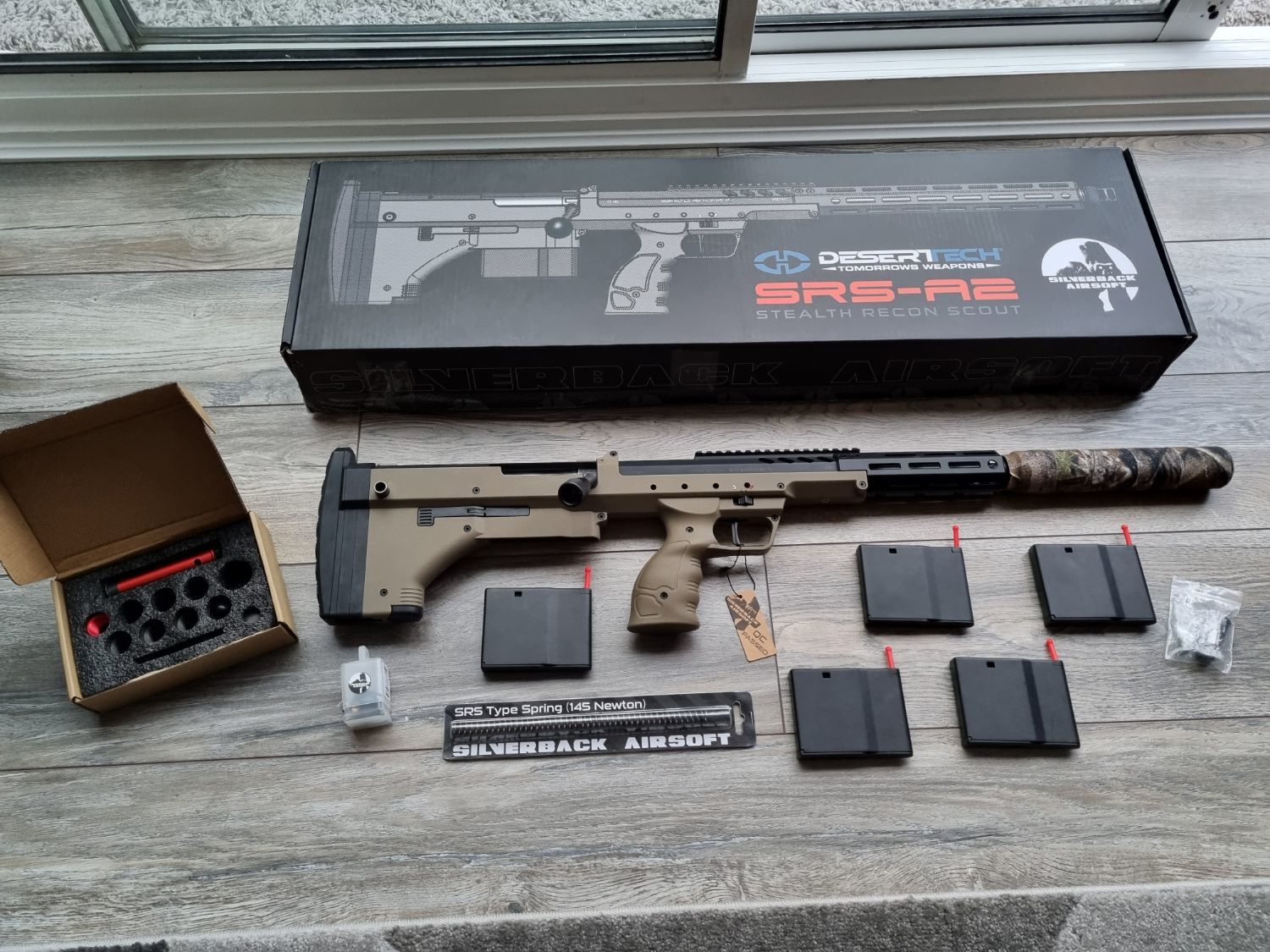 Silverback SRS A2 Covert FDE 16 Inch - Spring Rifles - Airsoft Forums UK