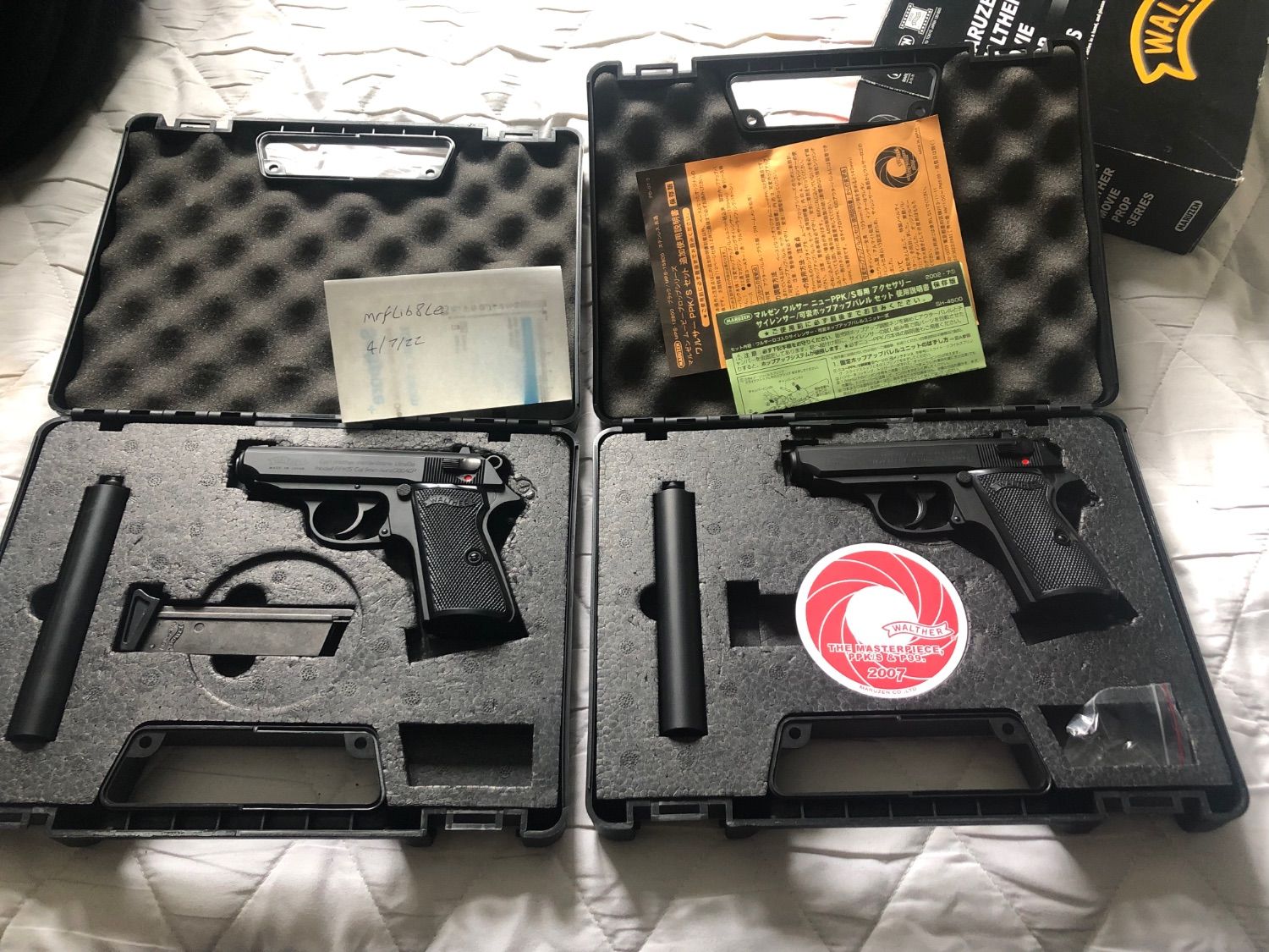 Maruzen ppk/s gbb with spare parts - Gas Pistols - Airsoft Forums UK