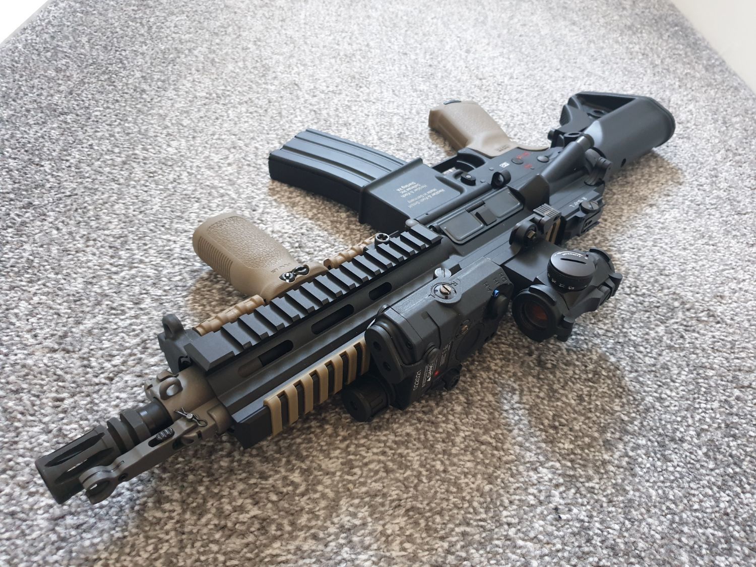 Custom We Hk416c Baby 416 With 7 Magazines Holy Warrior T2 Element