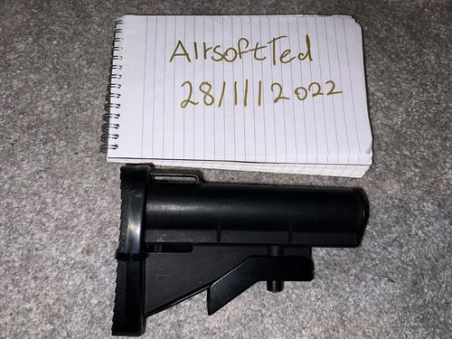 Unknown Brand CAR-15 stock with Guarder Butt stock pad. - Parts ...