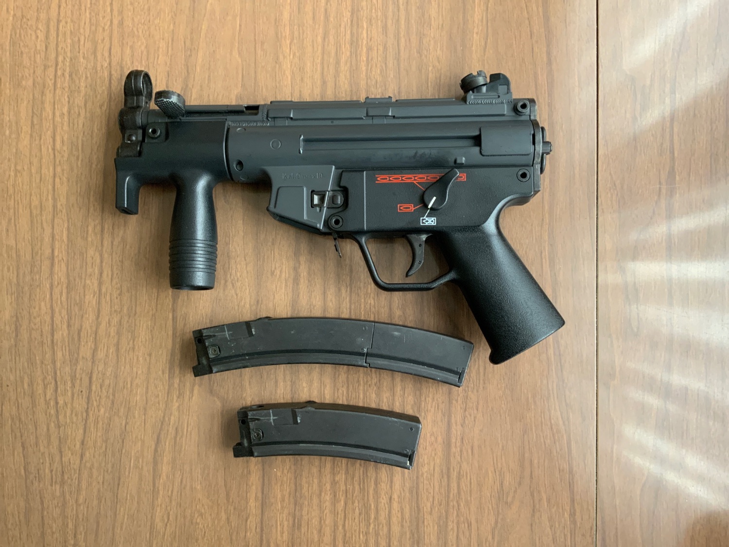 マルゼン ガスブローバック クルツ MP5K ロングマガジン付き - トイガン