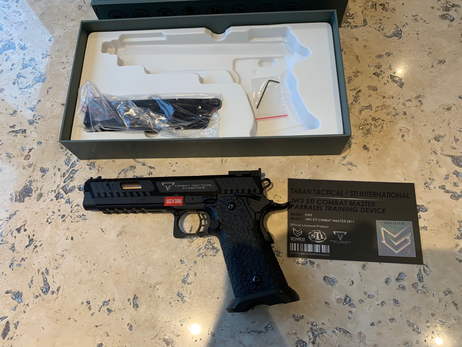 EMG STI / Taran Tactical John Wick 3 2011 Combat Master Licensed Airsoft  Pistol