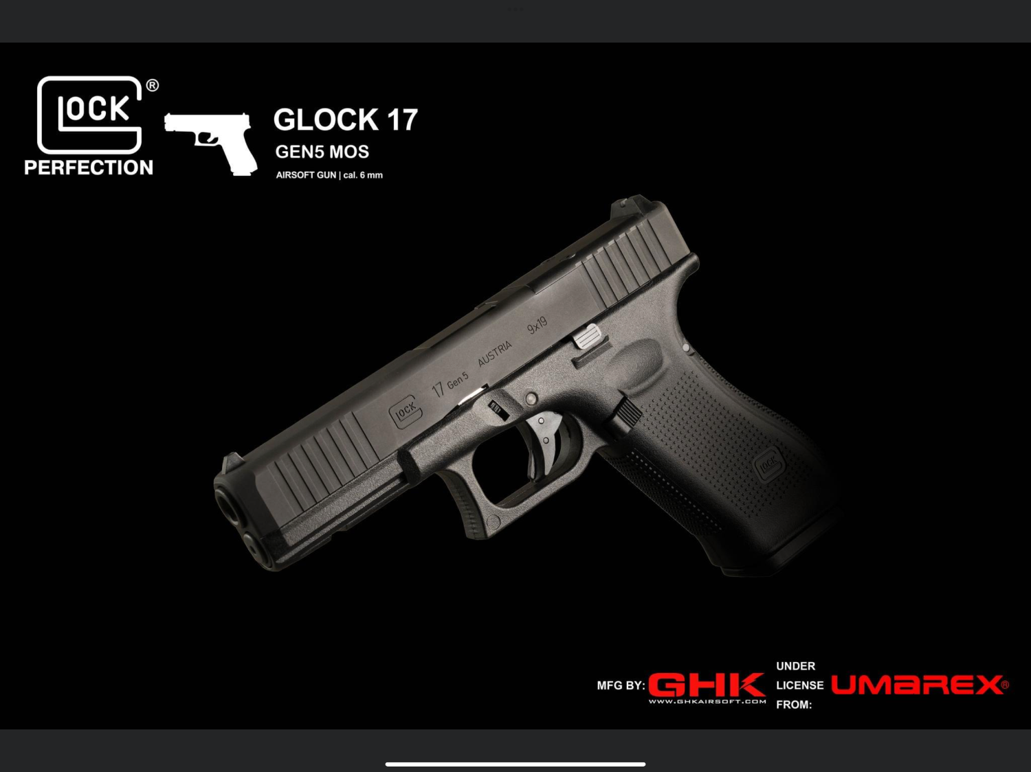 Glock 17 Gen 5 MOS ·