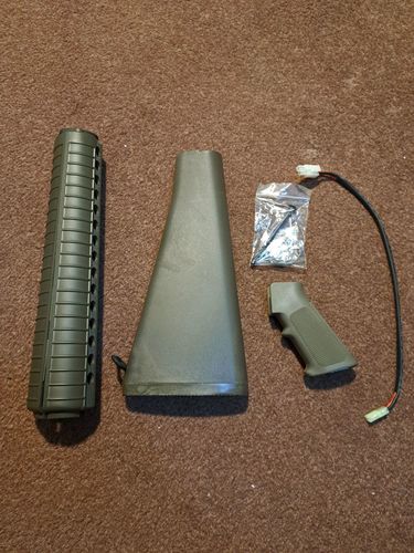 Rare G&P M16A2 Olive Drab Conversion Kit - Parts - Airsoft Forums UK