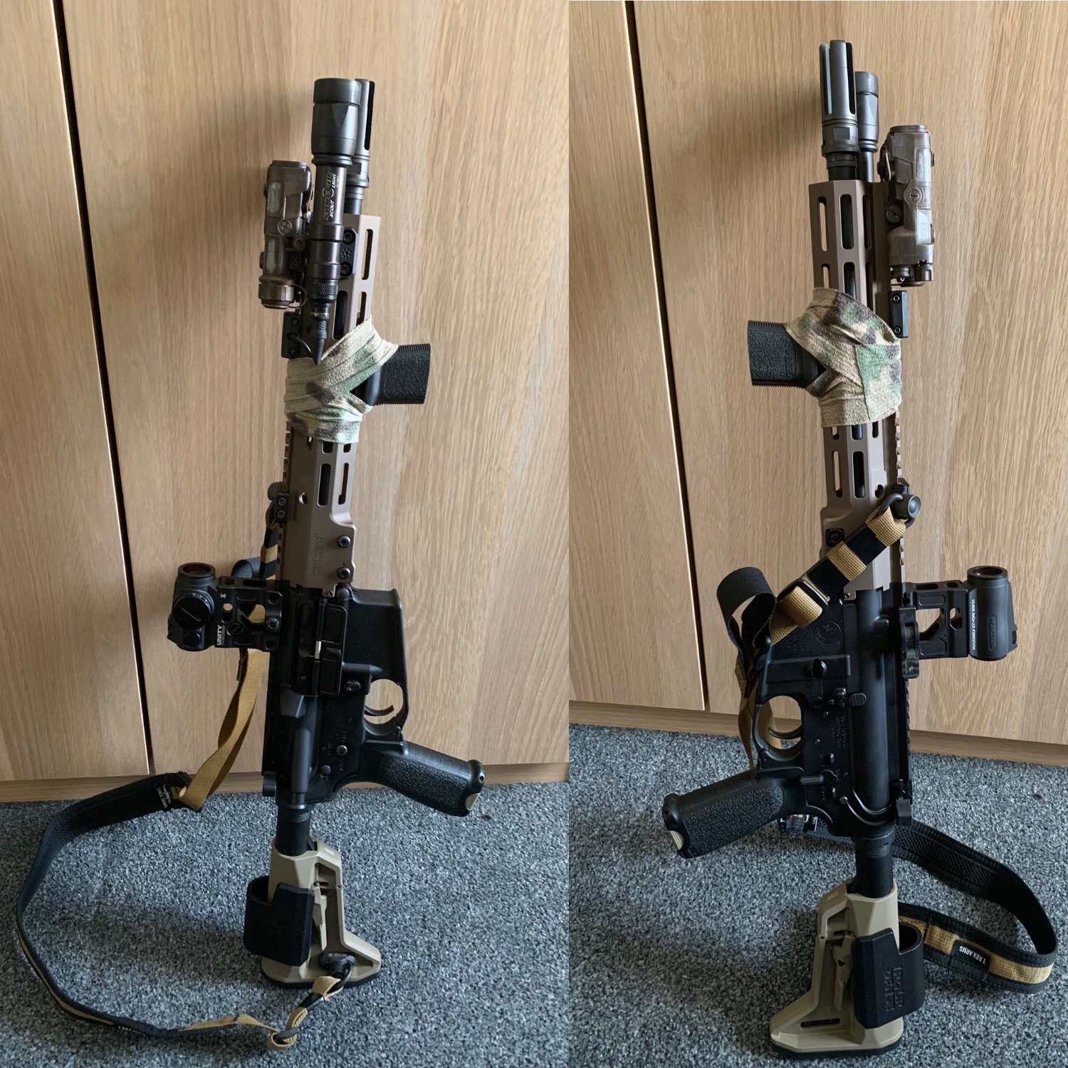 Blackhawk omnivore TLR-1/TLR-2 with safariland drop leg, trex arms thigh  strap - Gear - Airsoft Forums UK