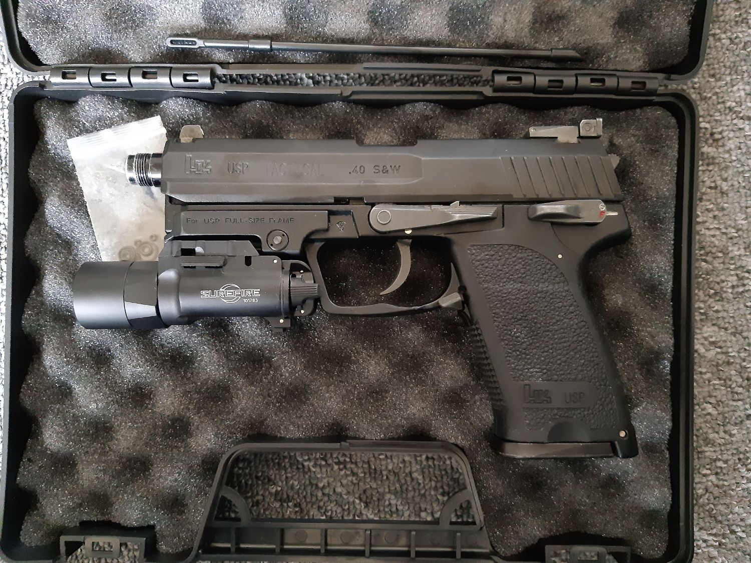 Tanio Koba USP .40 Tactical Modified - Gas Pistols - Airsoft