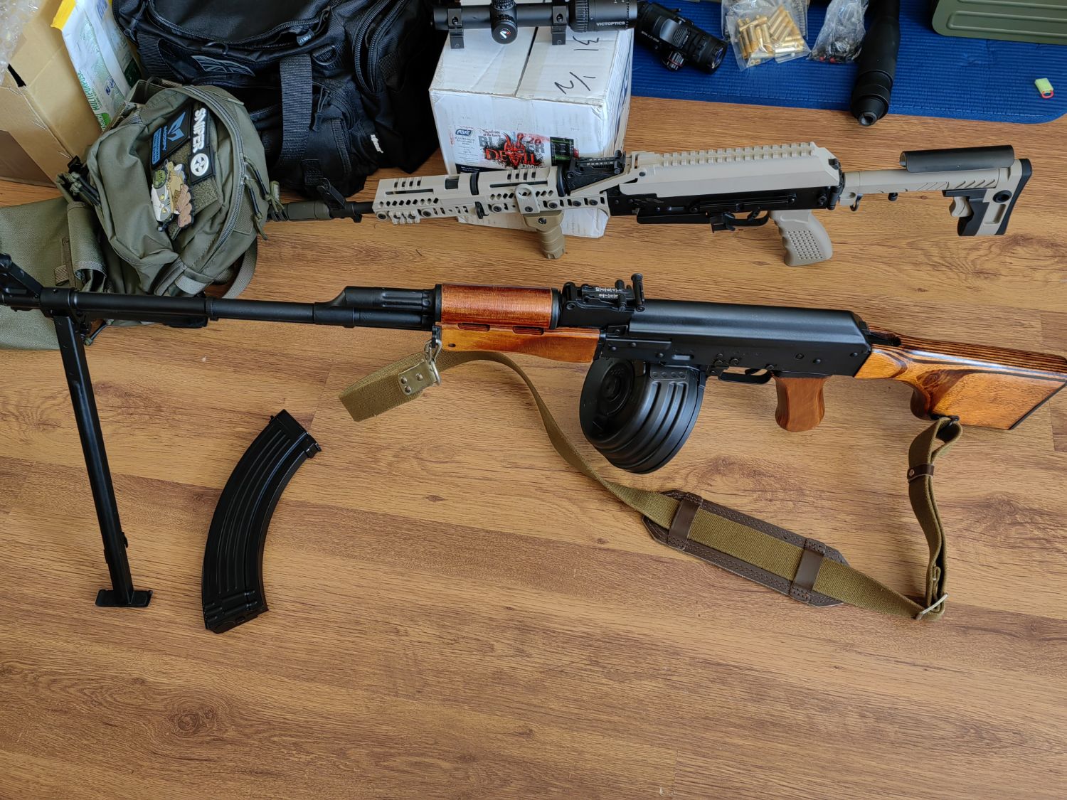 lct full wooden rpk with drum - Electric Rifles - Airsoft Forums UK