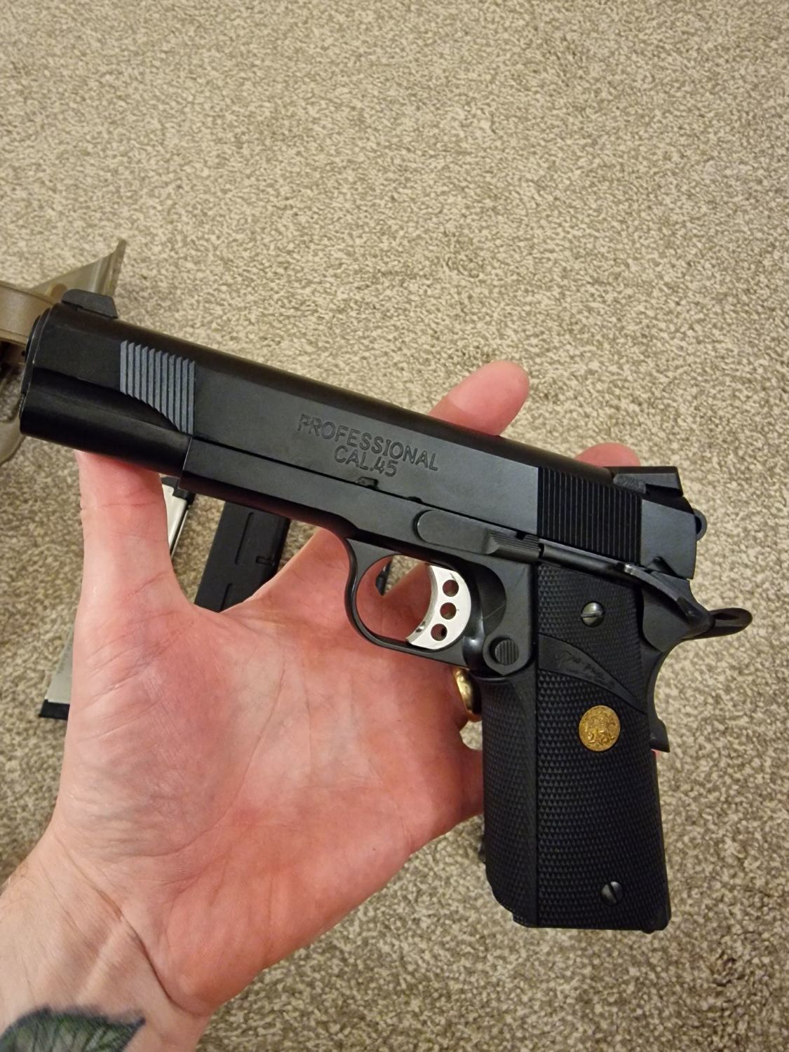 M.E.U. PISTOL (.45 MEU SOC) ガスガン 東京マルイ MEUピストル エアガンレビュー M45 MEU SOC｜郭公