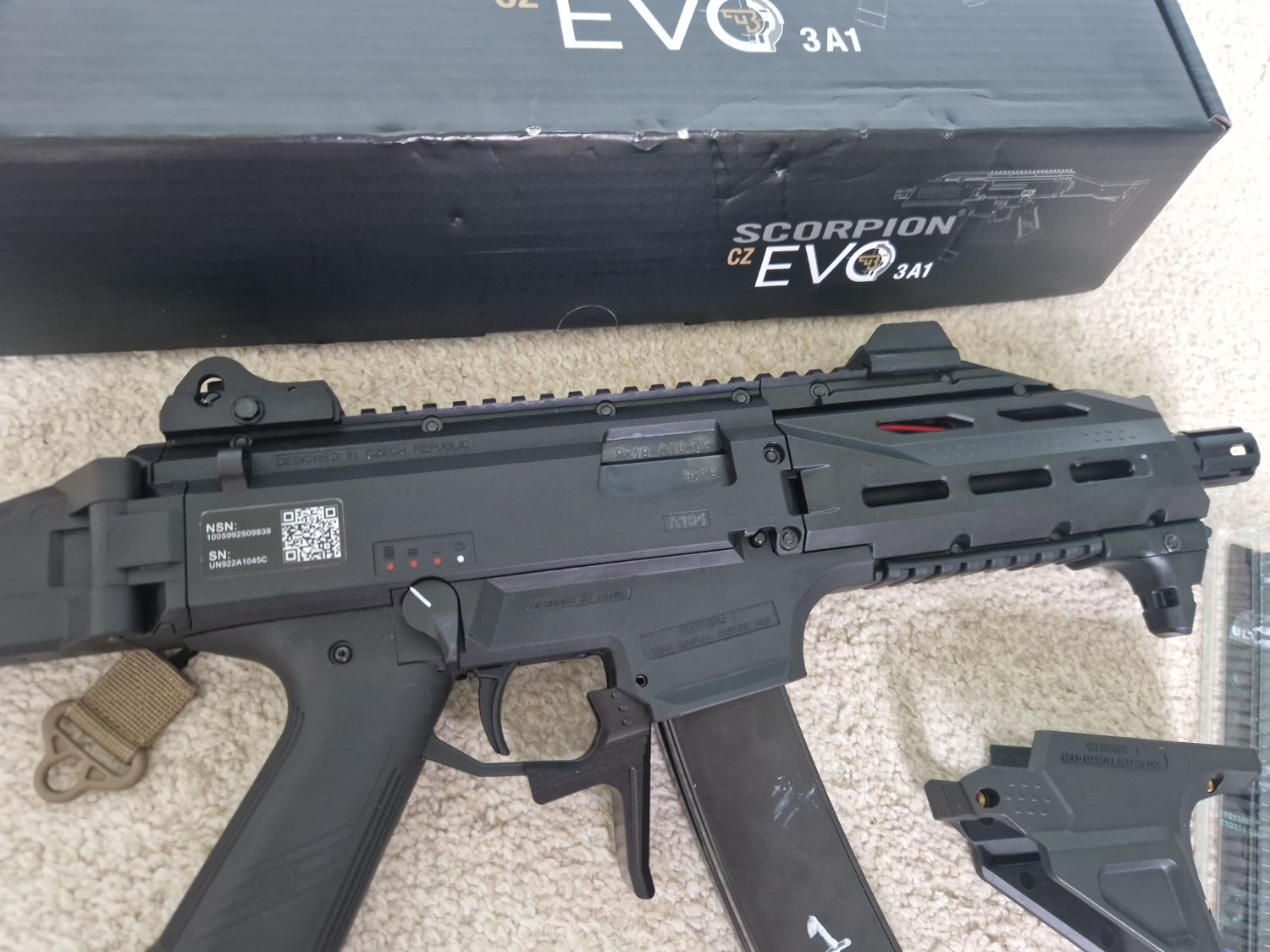 ASG CZ Scorpion EVO 3A1 package - Electric Rifles - Airsoft Forums UK