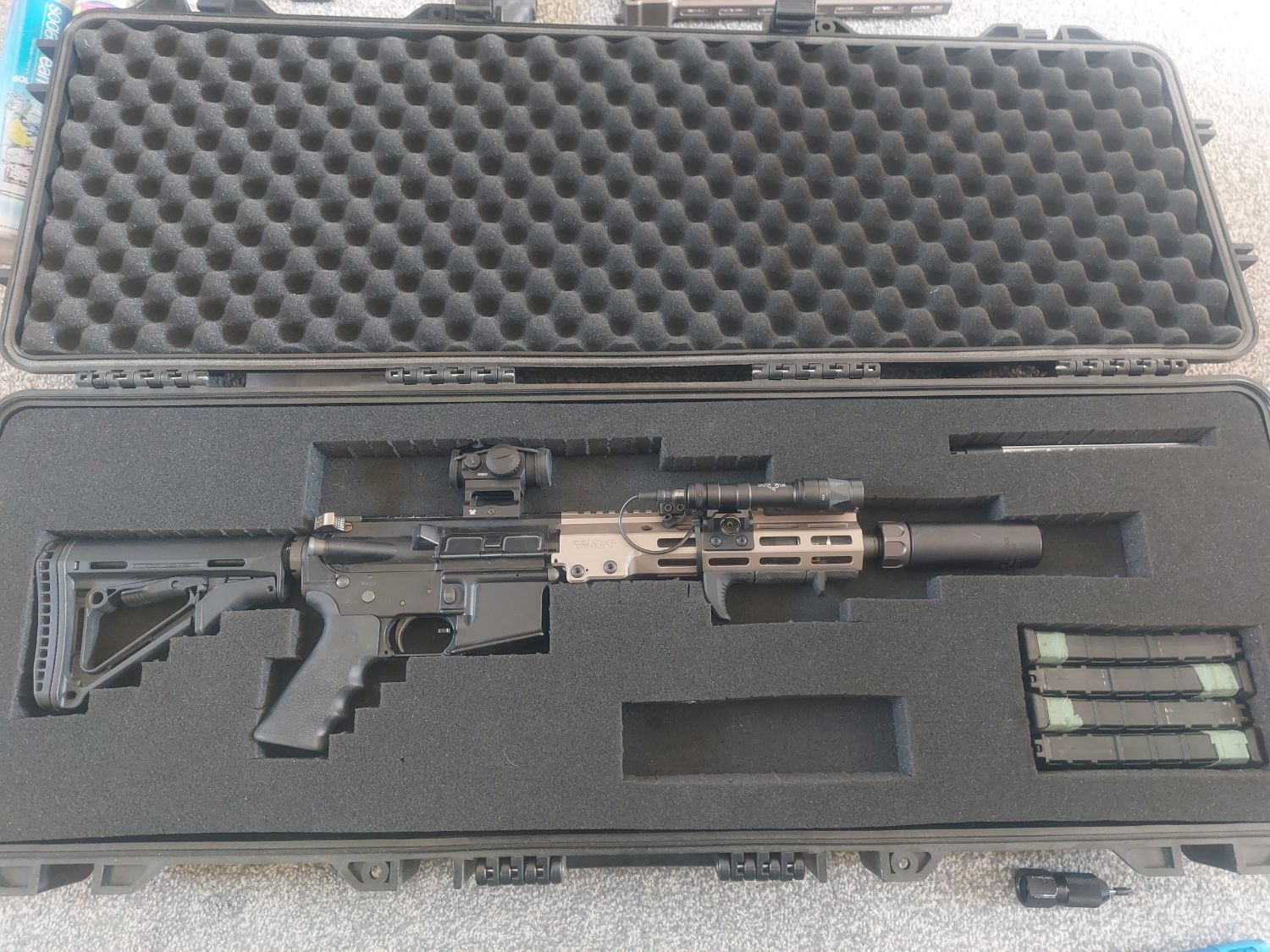 GHK M4 URGI - Devil modded, with lots of extras - Gas Rifles - Airsoft ...