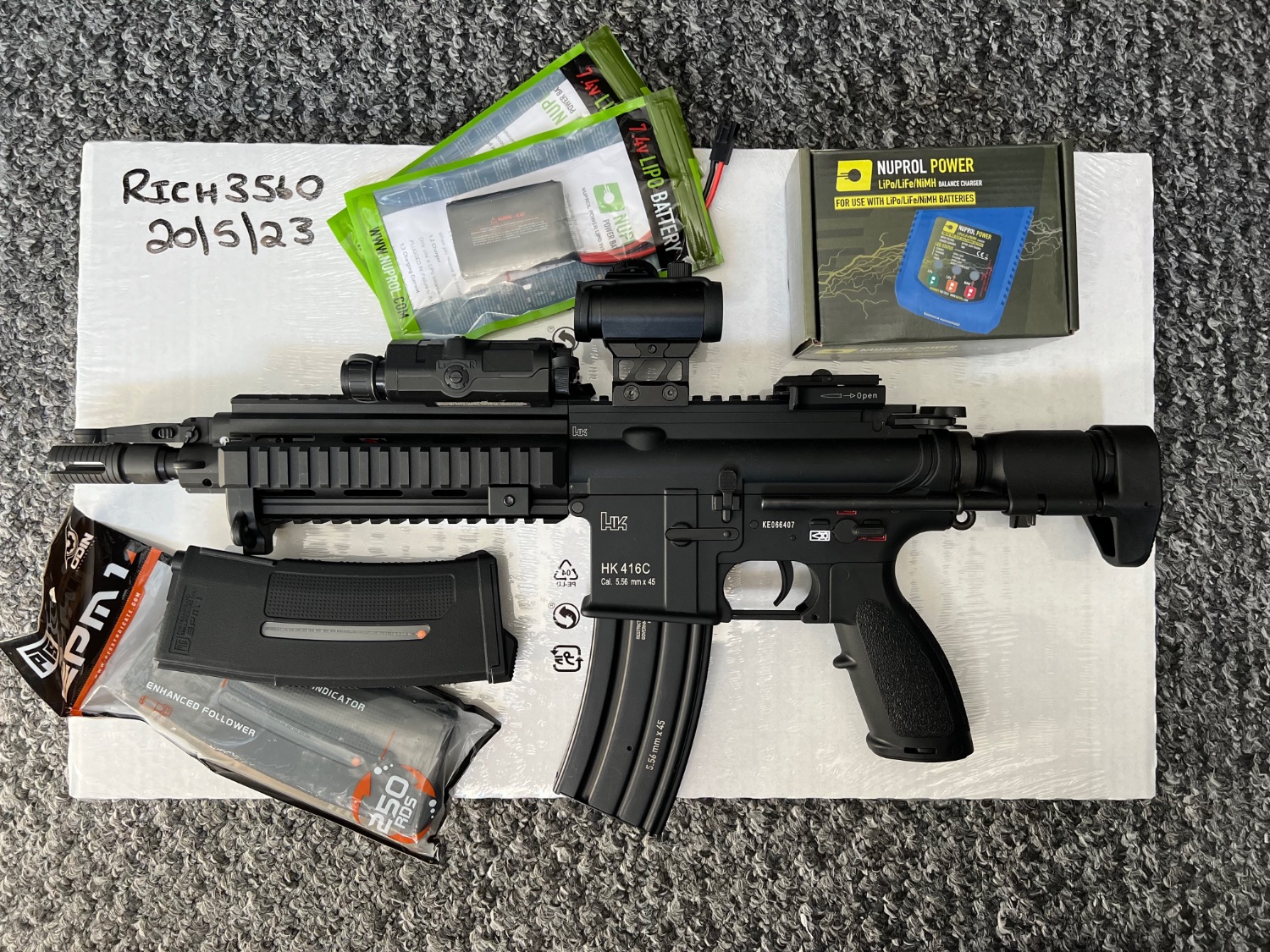 VFC HK416C full setup ready to go as new - Electric Rifles - Airsoft ...