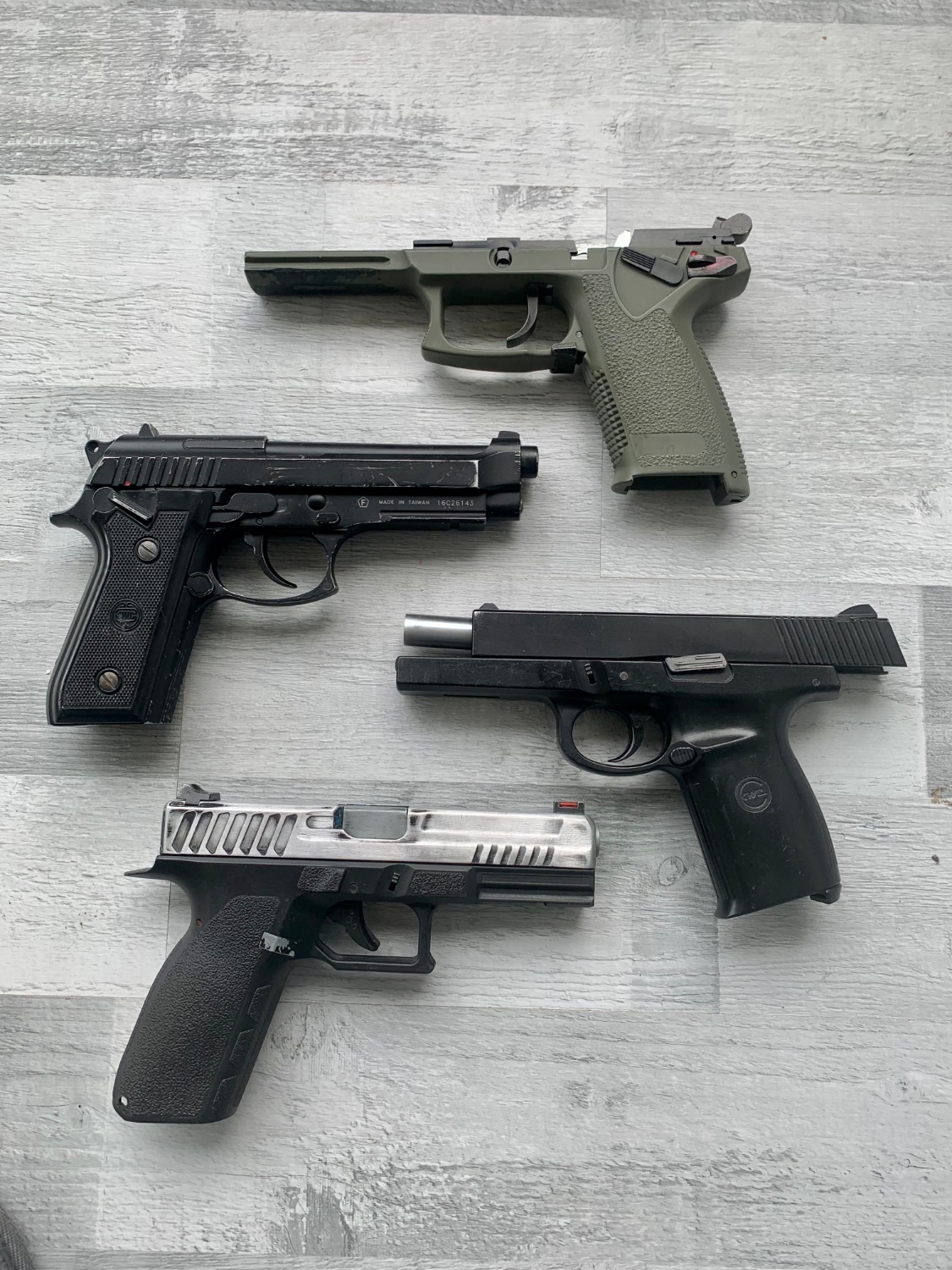 4 X Boneyard Pistols - Gas Pistols - Airsoft Forums Uk